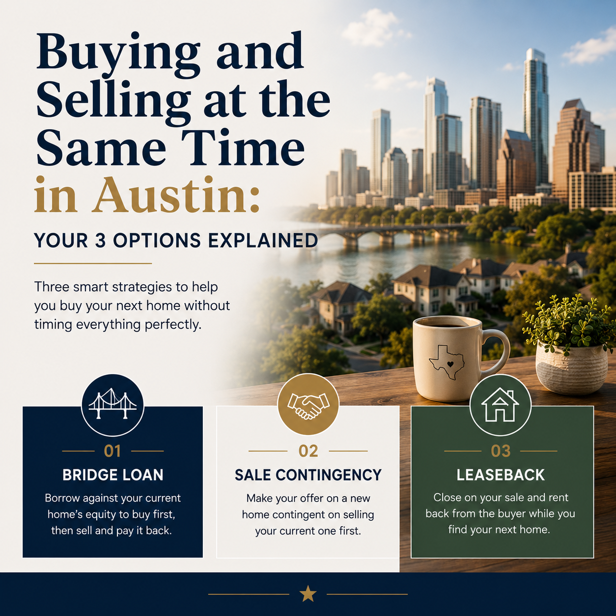Buying and Selling at the Same Time in Austin: Your 3 Options Explained