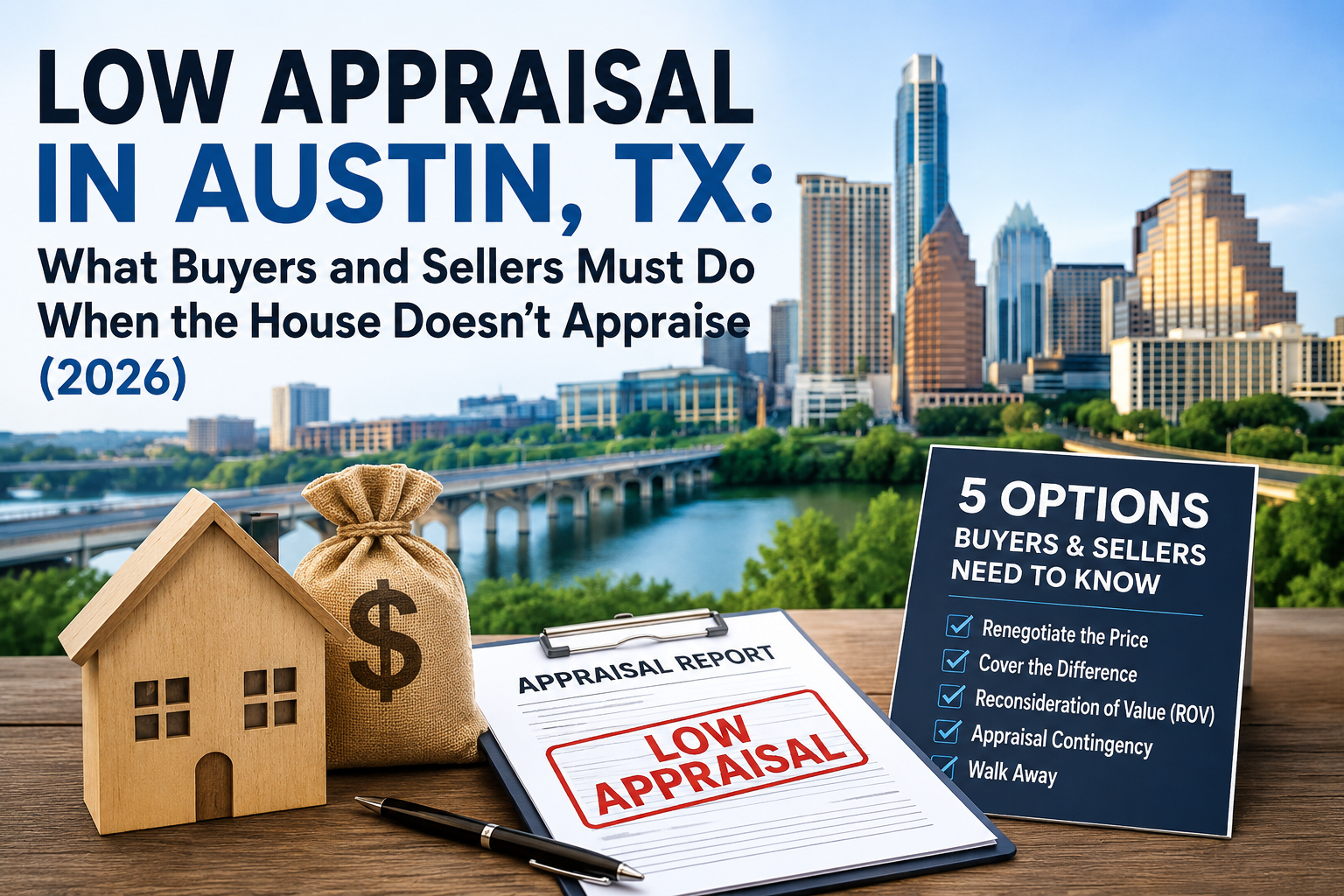 Low Appraisal in Austin, TX: What Buyers and Sellers Must Do When the House Doesn’t Appraise (2026)